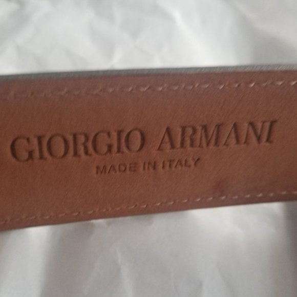 NWOT🌷Armani Leather/Skin Belt - 42/105cm - Picture 5 of 5